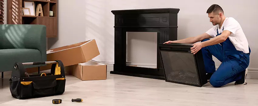 Old Rusted Metal Fireplace Repair And Replacement in St. Matthews, KY